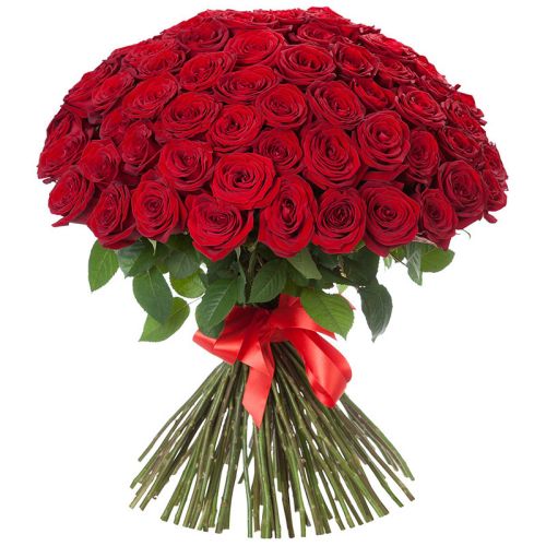 Купить 101 красную розу с доставкой по Аллагулово